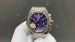 Audemars Piguet Royal Oak Offshore Dandong 4401 Movement 41mm Purple Face WG Band Watch